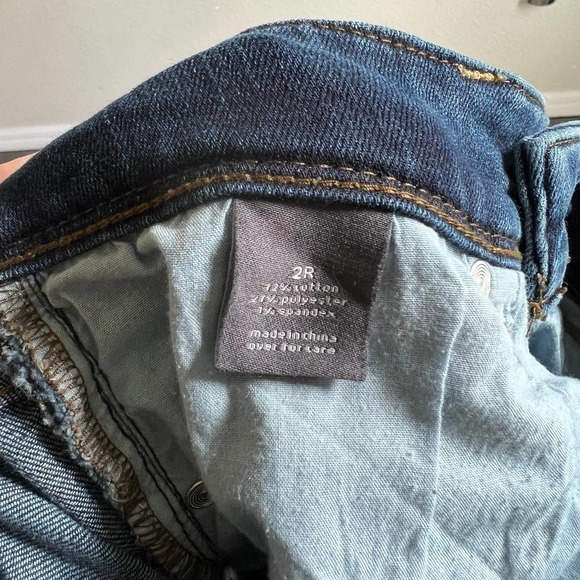 The Limited Curvy Straight Leg Jeans Low Rise Stretch Denim Medium Wash Womens 2 - Picture 7 of 7